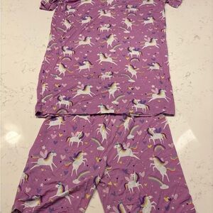Little Sleepies Purple Unicorn Pajama Set